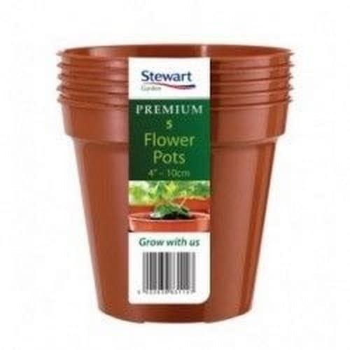 Stewart Växtkruka (förpackning med 5) Terracotta One Size