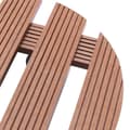 Pikkukuva 4 / 6: vidaXL Kasvirullakot 2 kpl ruskea Ø30x7,5 cm WPC