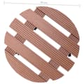 Pikkukuva 6 / 6: vidaXL Kasvirullakot 2 kpl ruskea Ø30x7,5 cm WPC