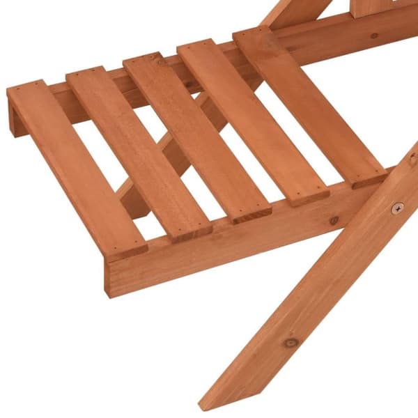 vidaXL plantestativ 83x25x132 cm massivt fyrretræ