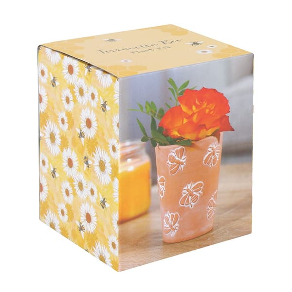 Something Different Bee Terracotta Plant Pot