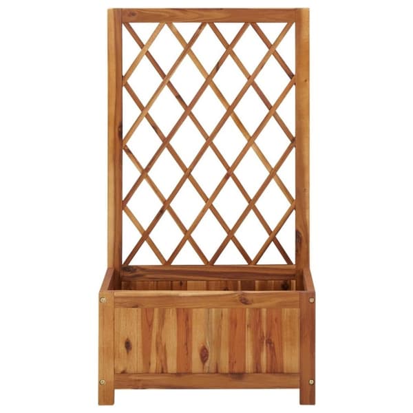 vidaXL Høybed med espalier heltre akasie