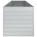 Miniatyrbillede 5 af 9: vidaXL højbed 320x80x77 cm galvaniseret stål sølvfarvet