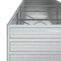 Miniatyrbillede 6 af 9: vidaXL højbed 320x80x77 cm galvaniseret stål sølvfarvet