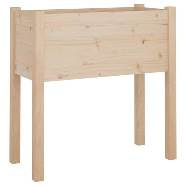 vidaXL Plantekasser 2 stk 70x31x70 cm heltre furu