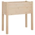 Miniatyrbilde 4 av 10: vidaXL Plantekasser 2 stk 70x31x70 cm heltre furu