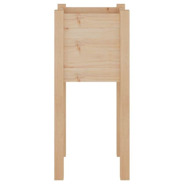 vidaXL Plantekasser 2 stk 31x31x70 cm heltre furu