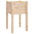 Miniatyrbilde 5 av 9: vidaXL Plantekasser 2 stk 40x40x70 cm heltre furu