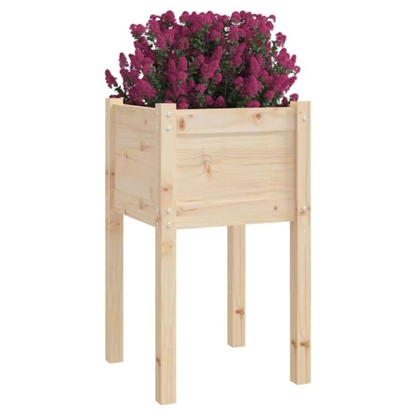 vidaXL Plantekasse 50x50x70 cm heltre furu