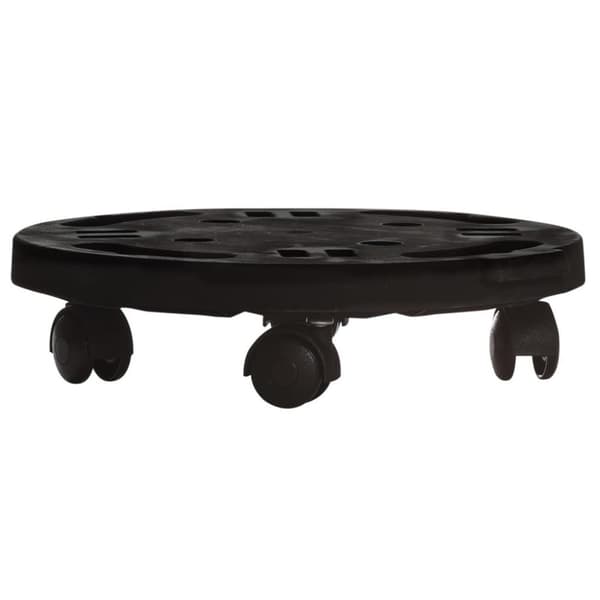 vidaXL plantevogn med hjul 30 cm i diameter 170 kg sort