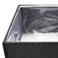 Miniatyrbillede 5 af 8: vidaXL havebord 80x80x40 cm polyrattan sort