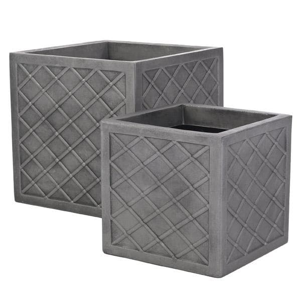 Sankey Lazio Square Plantekasse Grey One Size