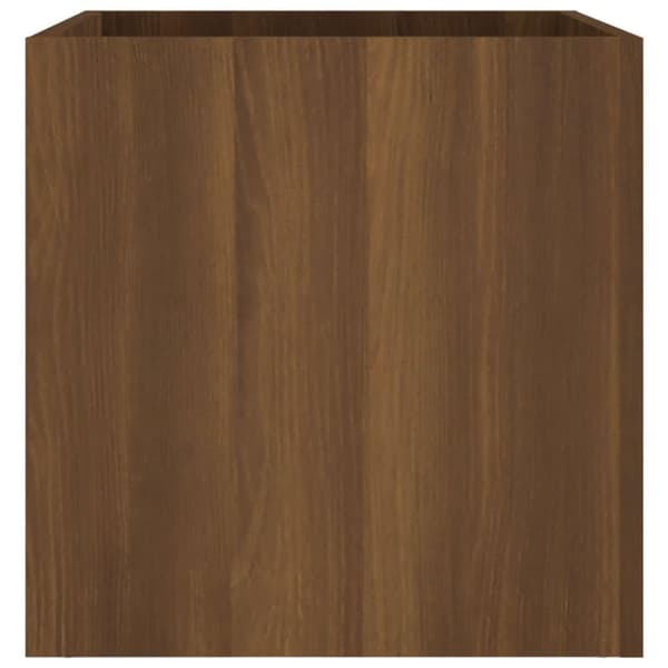 vidaXL Plantekasse brun eik 40x40x40 cm konstruert tre