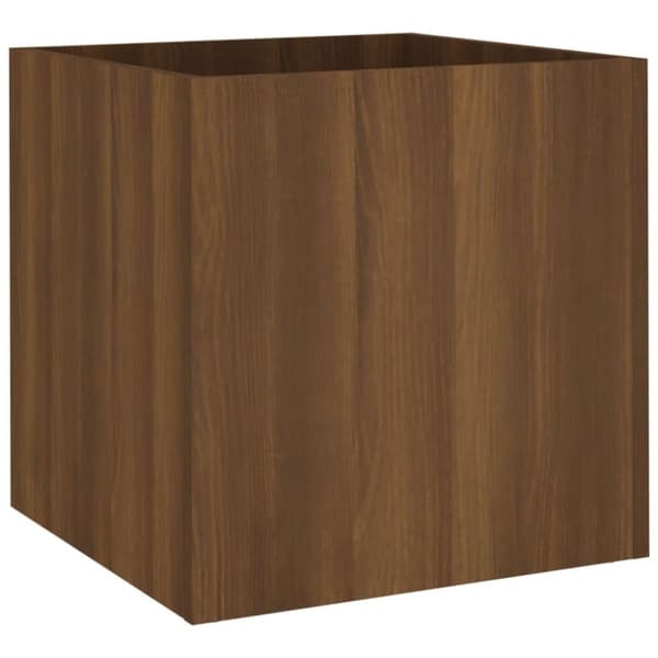 vidaXL Plantekasse brun eik 40x40x40 cm konstruert tre