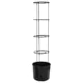 Pikkukuva 3 / 6: vidaXL Tomaattiruukku antrasiitti Ø39x150 cm polypropeeni