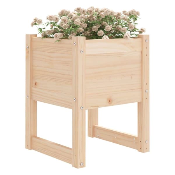 vidaXL Plantekasse 40x40x52,5 cm heltre furu