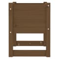 Miniatyrbilde 5 av 7: vidaXL Plantekasse honningbrun 40x40x52,5 cm heltre furu