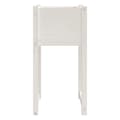 Miniatyrbilde 4 av 7: vidaXL Plantekasse hvit 40x40x81 cm heltre furu