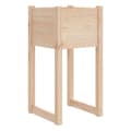 Miniatyrbilde 4 av 8: vidaXL Plantekasser 2 stk 40x40x81 cm heltre furu
