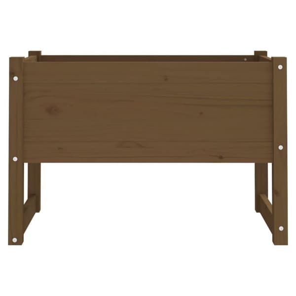vidaXL Plantekasse honningbrun 78x40x52 cm heltre furu