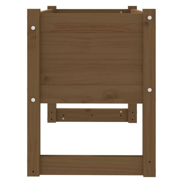 vidaXL Plantekasse honningbrun 78x40x52 cm heltre furu