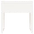 Miniatyrbilde 5 av 9: vidaXL Plantekasse hvit 78x40x81 cm heltre furu