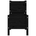 Miniatyrbilde 5 av 8: vidaXL Plantekasse svart 178,5x44x75 cm heltre furu