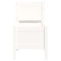 Miniatyrbilde 5 av 8: vidaXL Plantekasse hvit 178,5x44x75 cm heltre furu