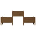 Miniatyrbilde 4 av 8: vidaXL Plantekasse honningbrun 178,5x44x75 cm heltre furu