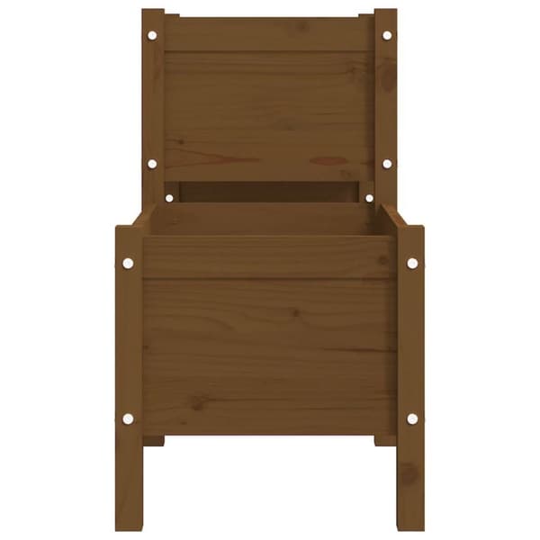 vidaXL Plantekasse honningbrun 178,5x44x75 cm heltre furu