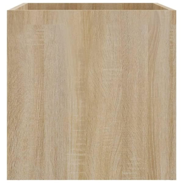 vidaXL plantekasse 40x40x40 cm konstrueret træ sonoma-eg