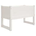 Miniatyrbillede 1 af 7: vidaXL plantekasse 78x40x52 cm massivt fyrretræ hvid