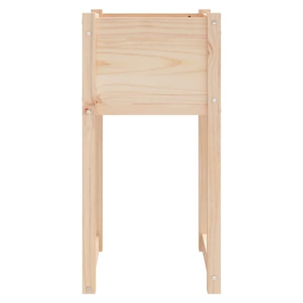 vidaXL Kukkalaatikot 2 kpl 40x40x81 cm täysi mänty
