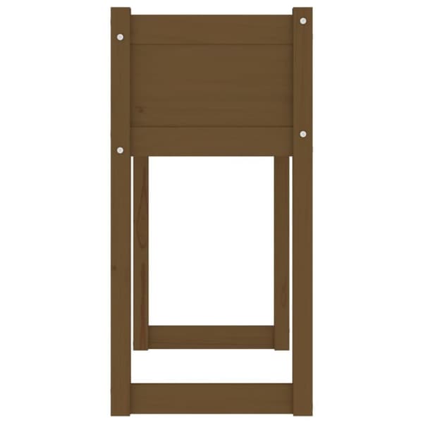 vidaXL Kukkalaatikko hunajanruskea 78x40x81 cm täysi mänty