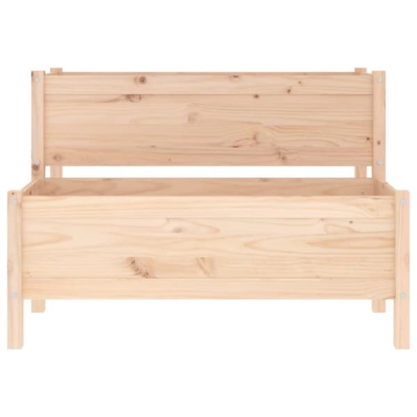 vidaXL plantekasse 110x84x75 cm massivt fyrretræ