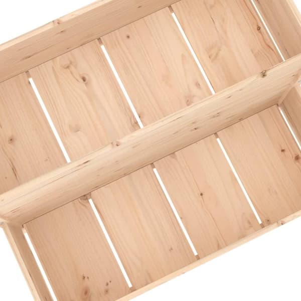 vidaXL plantekasse 110x84x75 cm massivt fyrretræ