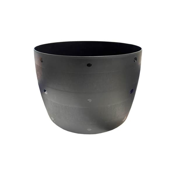 Thumbs Up Barrel Planter Black 30cm x 34cm