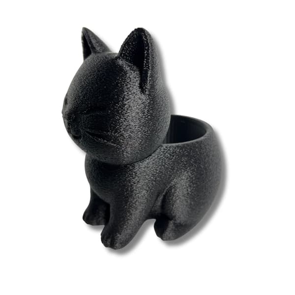 Søt katt mini plantekrukke