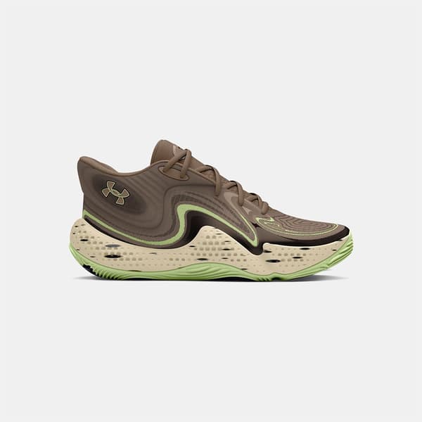 Under Armour Spawn 6 Mid Camo Koripallokengät EU 43 Mies