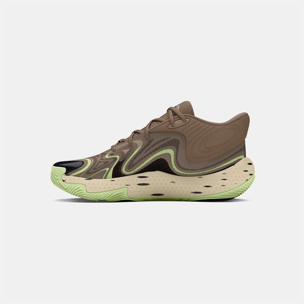 Under Armour Spawn 6 Mid Camo Basketballsko EU 45 Mand