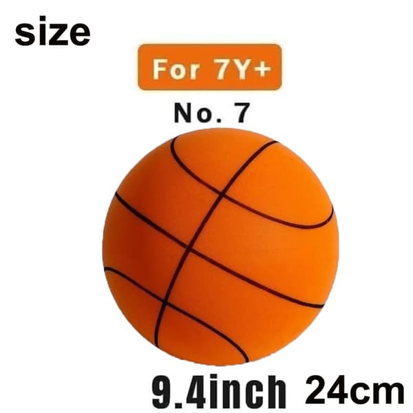 OBOSOE Ny Silent Basketball Dribbling Indendørs Skum Træningsbold, Silent Bounce No Noise Basketball
