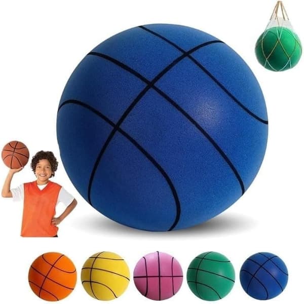 OBOSOE Ny Silent Basketball Dribbling Indendørs Skum Træningsbold, Silent Bounce No Noise Basketball