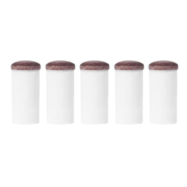 Högkvalitativa 5 st Slip-on Pool Cue Tips Plast Snooker Cue Ferrule Billardtillbehör för biljard Fans Entertainment SPANIEN