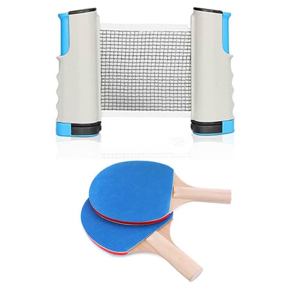 Professionell bordstennis sportutbildningssats Racket Blade Mesh Net Ping Pong Student Sportutrustning Enkel Bärbar