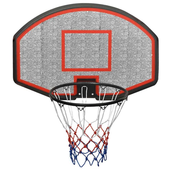 Basketkorg svart 90x60x2 cm polyeten