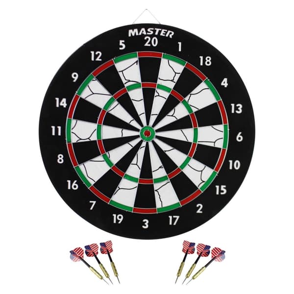 Dartskive MASTER Flocking 45 cm - dobbeltsidet