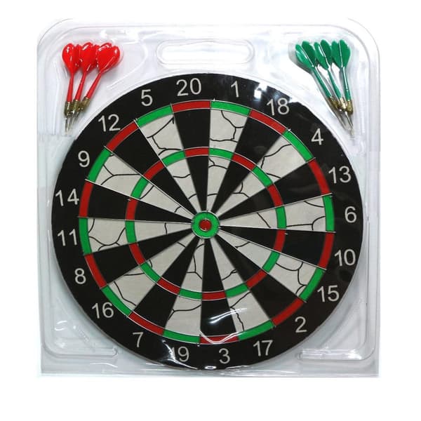 Pappersdarttavla MASTER Flocking 37 cm - dubbelsidig