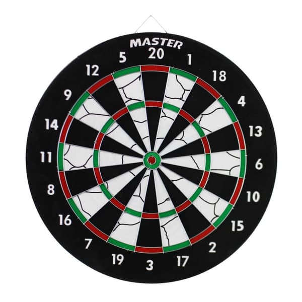 Pappersdarttavla MASTER Flocking 37 cm - dubbelsidig