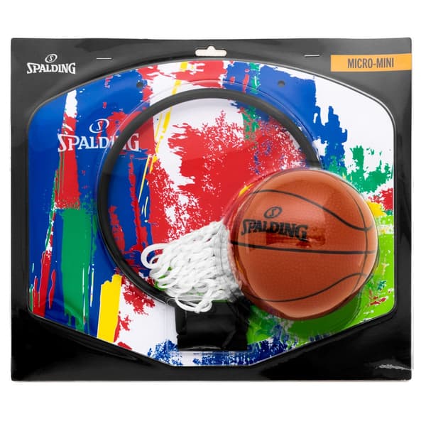 SPALDING Marble Series MicroMini basketballkurv med bagplade
