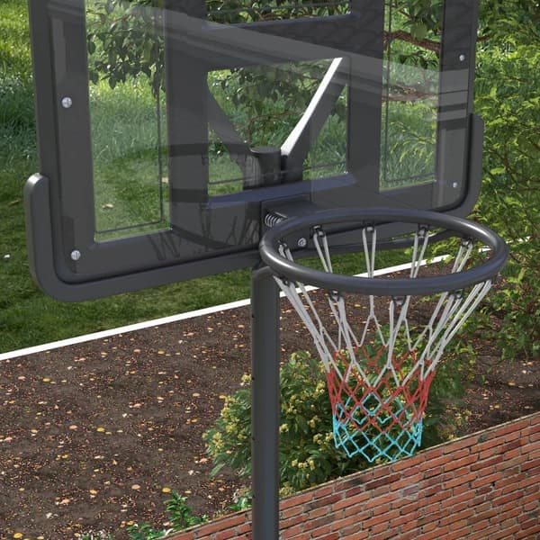 Rootz basketställ - Höjdjusterbar - Med hjul - Fyllbar bas - Utomhus - Inomhus - Svart - 2,30-3,05 m